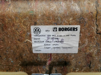 Полка багажника Volkswagen Passat b5 1996-2000