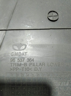 Обшивка стойки левая Chevrolet Aveo 2005-2011