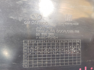 Обшивка двери задней правой Chevrolet Lacetti  2003-2013