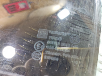 Стекло двери задней левой Chevrolet Cruze 2009-2016