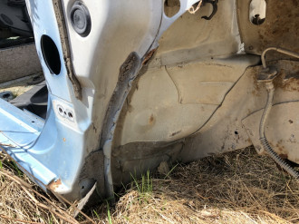 Лонжерон передний правый Citroen C3 2002-2009