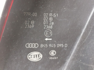 Фонарь задний левый Audi A4 b8 2007-2015