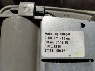 Зеркало в потолок Bmw 7 f01 2008-2015