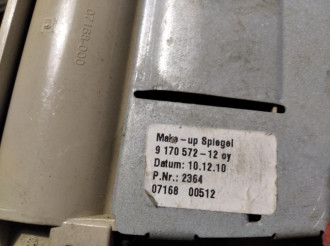 Зеркало в потолок Bmw 7 f01 2008-2015