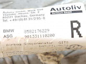 Подушка безопасности шторка правая Bmw 7 e38 1994-2001