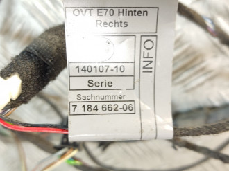 Проводка двери зад. Bmw X5 e70 2007-2013