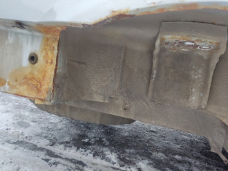 Крыло заднее правое Gaz Volga siber 