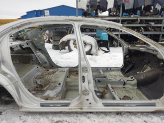 Порог со стойкой правой Gaz Volga siber 