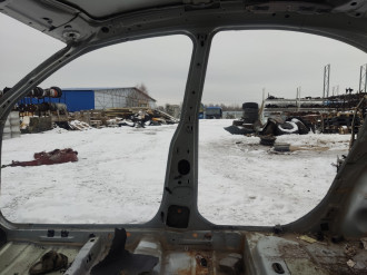 Порог со стойкой правой Gaz Volga siber 