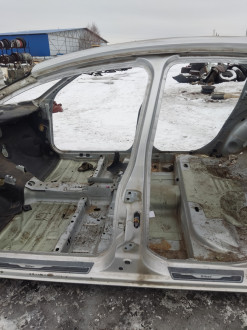 Порог со стойкой левой Gaz Volga siber