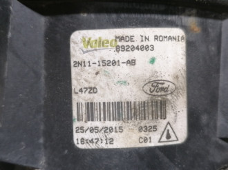 Фара противотуманная левая Ford Fiesta 2008-2019