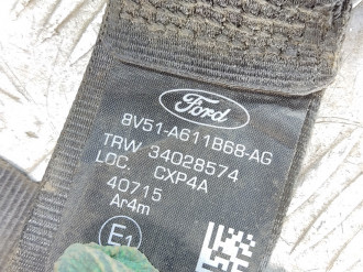 Ремень безопасности задний правый Ford Fiesta 2008-2019