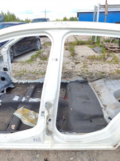 Порог со стойкой левой Ford Fiesta 2001-2008