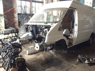 Кузов с документами Ford Transit 2000-2006