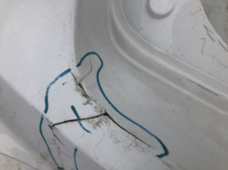 Бампер задний Hyundai Tucson  2015-2021