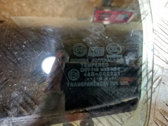 Стекло двери задней левой форточка Hyundai Elantra 2000-2010