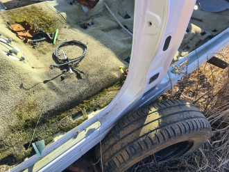 Порог со стойкой правой Infiniti Qx 56 2004-2009