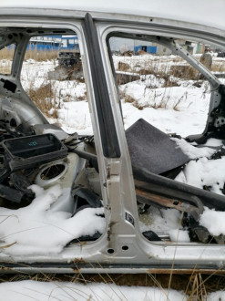 Порог со стойкой правой Opel Vectra B