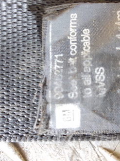 Ремень безопасности задний левый Opel Vectra B