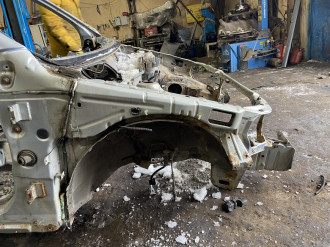 Лонжерон передний правый Opel Astra G