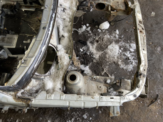 Лонжерон передний правый Opel Astra G