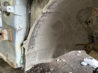 Лонжерон передний правый Opel Astra G