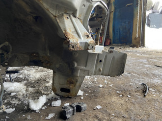 Лонжерон передний правый Opel Astra G