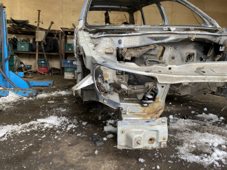 Лонжерон передний правый Opel Astra G