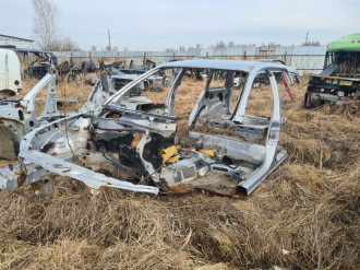 Порог со стойкой левой Opel Astra G