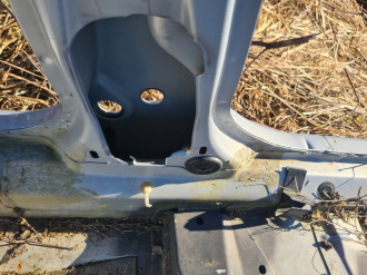 Порог со стойкой левой Opel Astra G