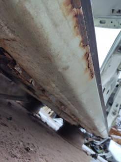 Порог со стойкой правой Opel Vectra B