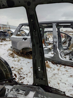 Порог со стойкой левой Land rover Range rover sport 2005-2012