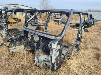 Порог со стойкой левой Land rover Range rover iii 2002-2012