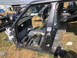 Порог со стойкой левой Land rover Range rover iii 2002-2012