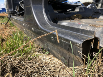 Порог со стойкой левой Land rover Range rover iii 2002-2012