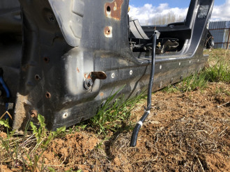 Порог со стойкой левой Land rover Range rover iii 2002-2012