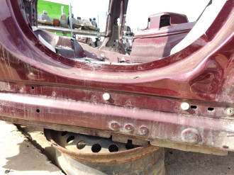 Порог со стойкой левой Land rover Range rover iv 2013-2021