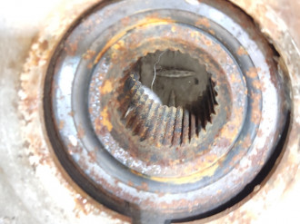 Кулак поворотный передний левый Land rover Range rover iv 2013-2021