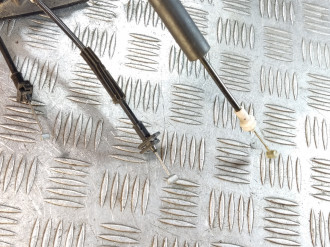 Замок двери передней левой Land rover Range rover iv 2013-2021