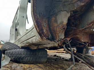 Порог со стойкой левой Mazda Cx7 2007-2012