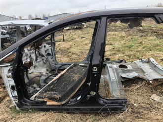Порог со стойкой левой Mazda Cx7 2007-2012