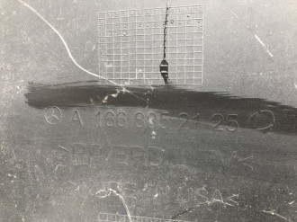 Бампер задний Gl 166