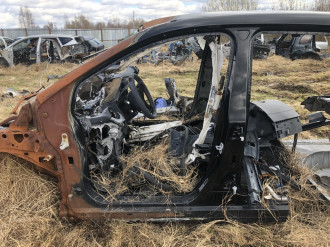 Порог со стойкой левой B 246