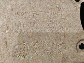 Обшивка двери передней правой S 221