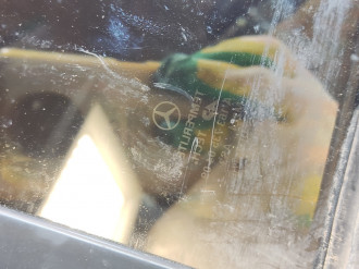 Стекло двери задней правой форточка Ml 163