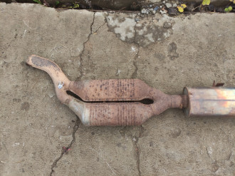 Глушитель средняя часть S 140