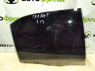 Стекло двери задней правой Mitsubishi Galant 1993 1997