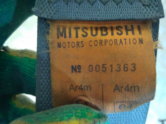 Ремень безопасности передний левый Mitsubishi Galant 1993 1997