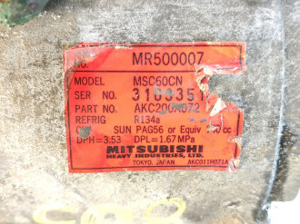 Компрессор системы кондиционирования Mitsubishi Space star 1998-2004