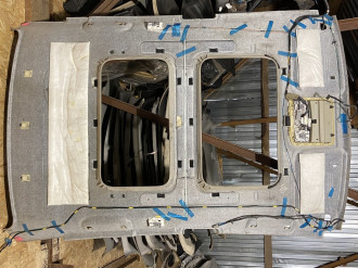 Обшивка потолка Nissan Teana j32